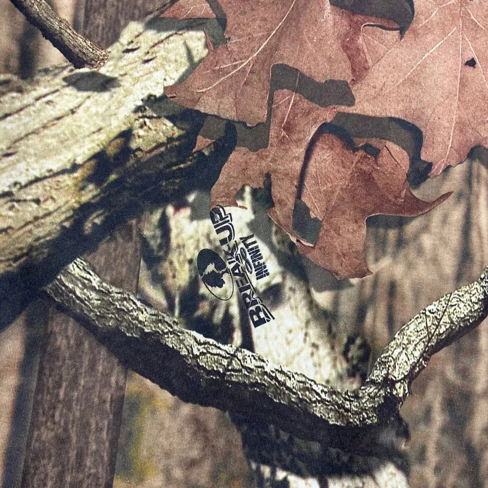 Under Armour ColdGear Shirt Mens Large Camo Mossy‎ Oak Break-Up Infinity Hunting